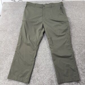 Solaris Performance Outdoor Pants Mens 42x30 Green Stretch Cargo Hiking Utility